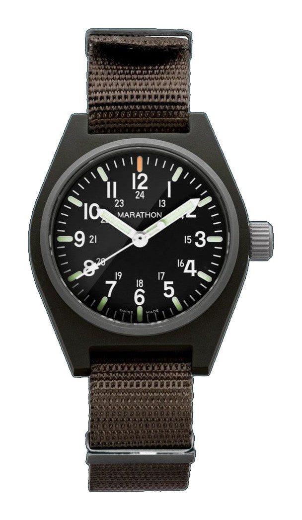 General Purpose Quartz Black NGM/Def Std Matte Black Dial
