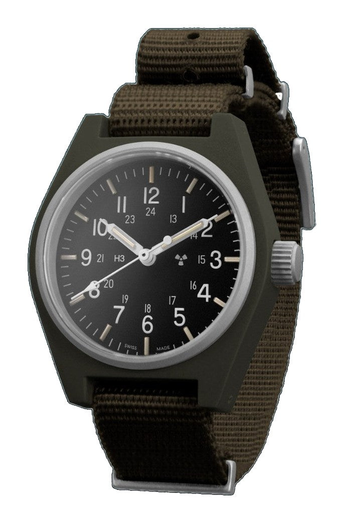 General Purpose Quartz Black Sterile/Def Std Matte Black Dial
