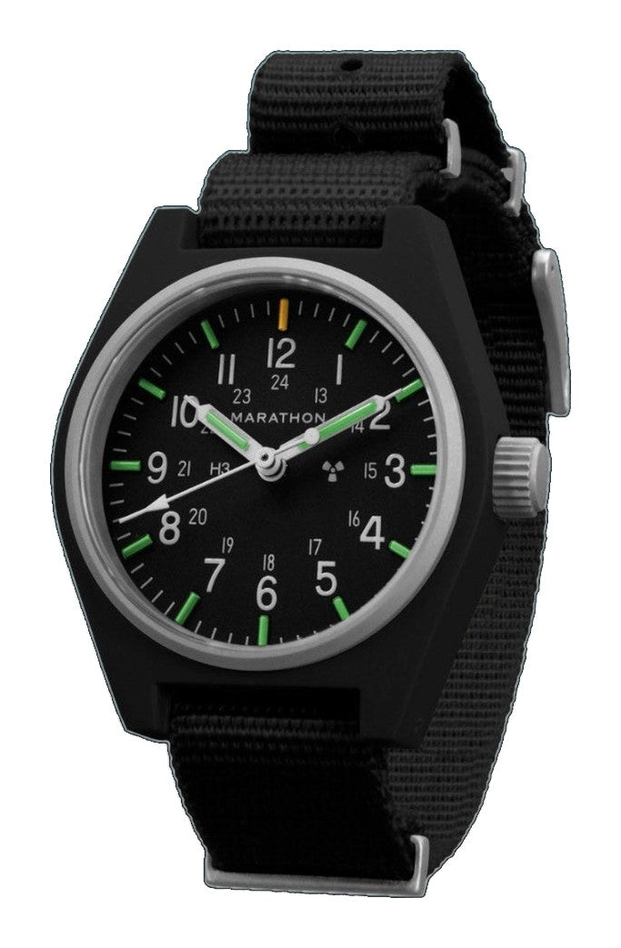 General Purpose Mechanical Black US Gov/Nylon Matte Black Dial