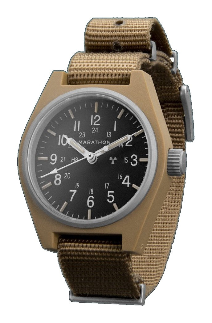 General Purpose Mechanical Black US Gov/Nylon Matte Black Dial