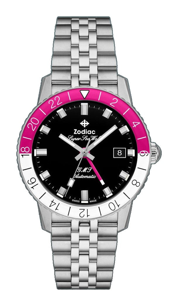 Super Sea Wolf GMT Automatic | Black Dial