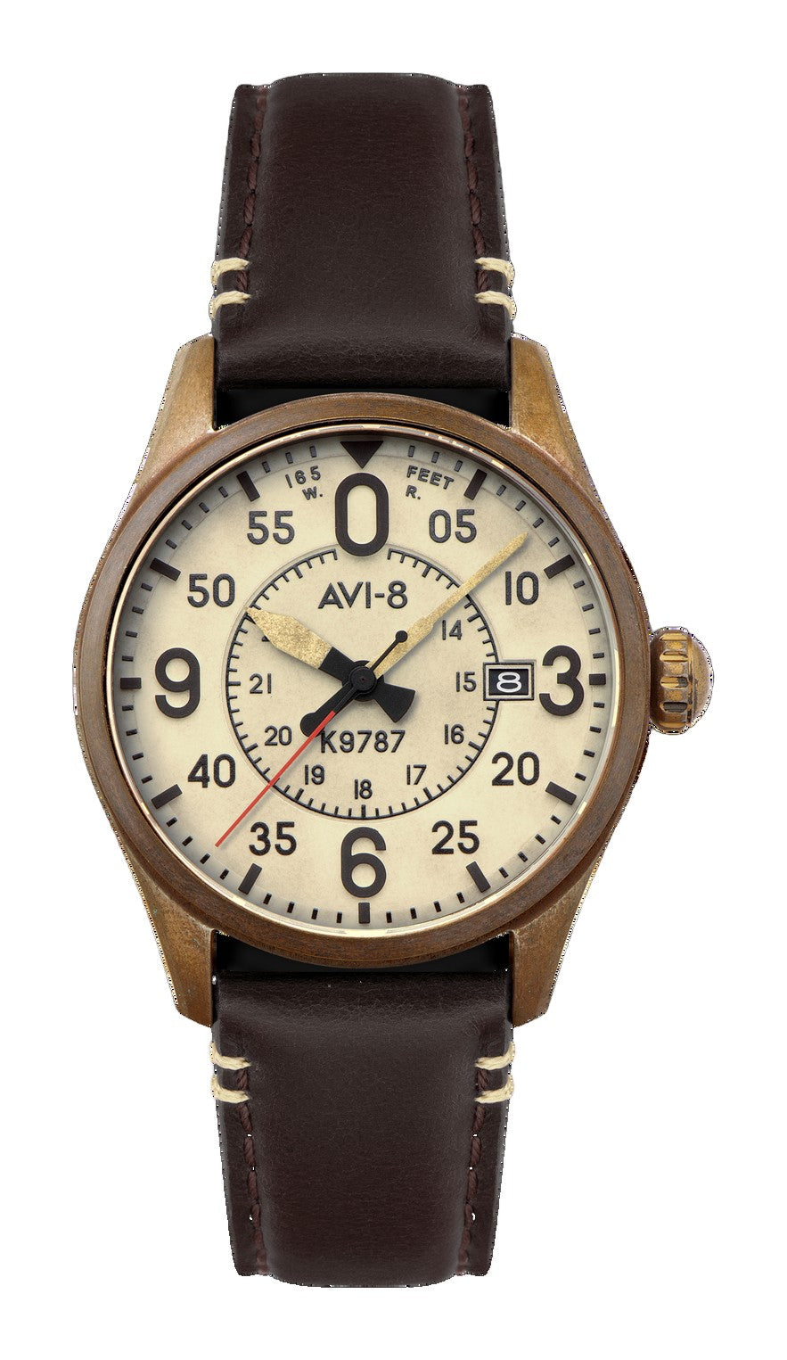 Smith Automatic Gray / Brown Leather | Gray Dial