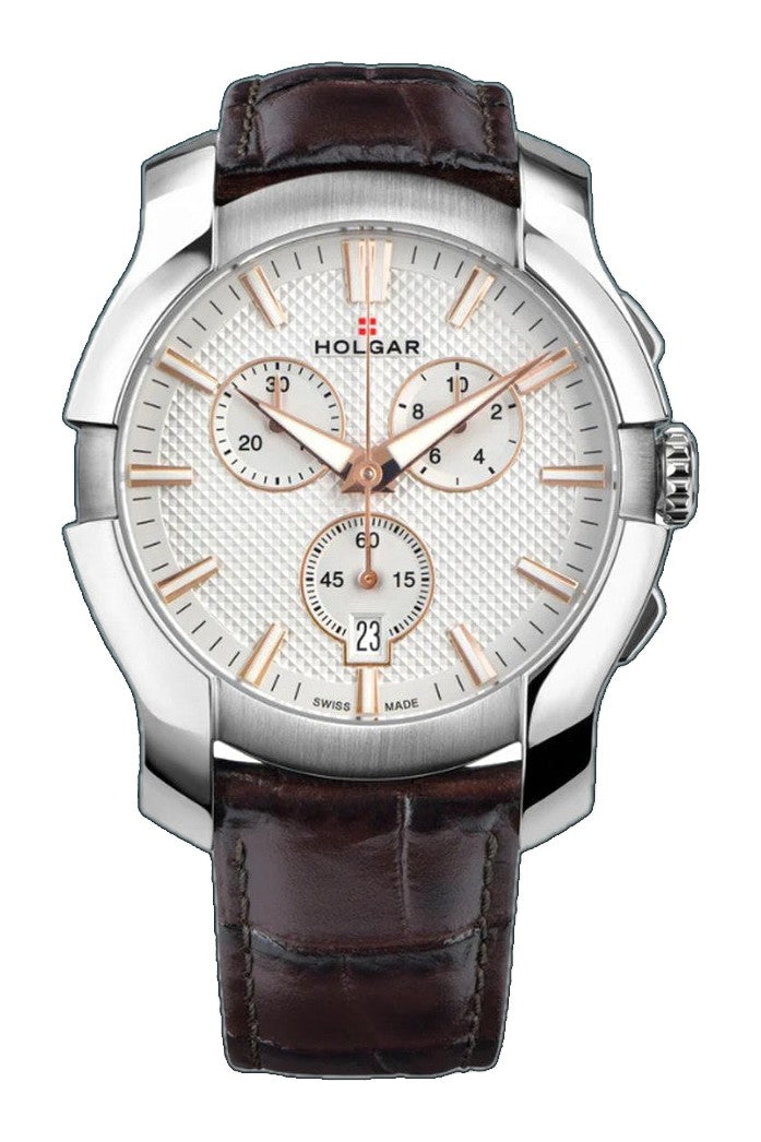 White & Gold Chronograph 44mm | White Dial