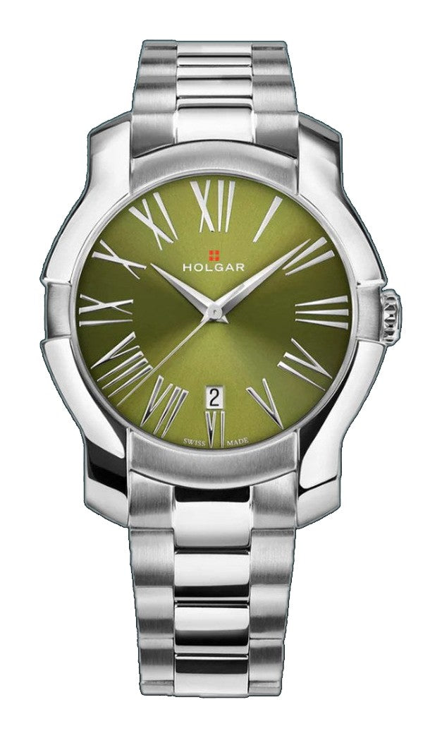 Women's Green Dial, Stainless Steel Case and Bracelet | Green Dial