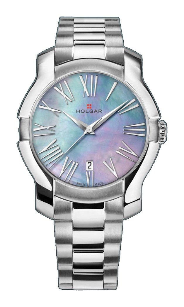Women's Blue Mother of Pearl Dial, Stainless Steel Case and Bracelet | Mother of Pearl Dial