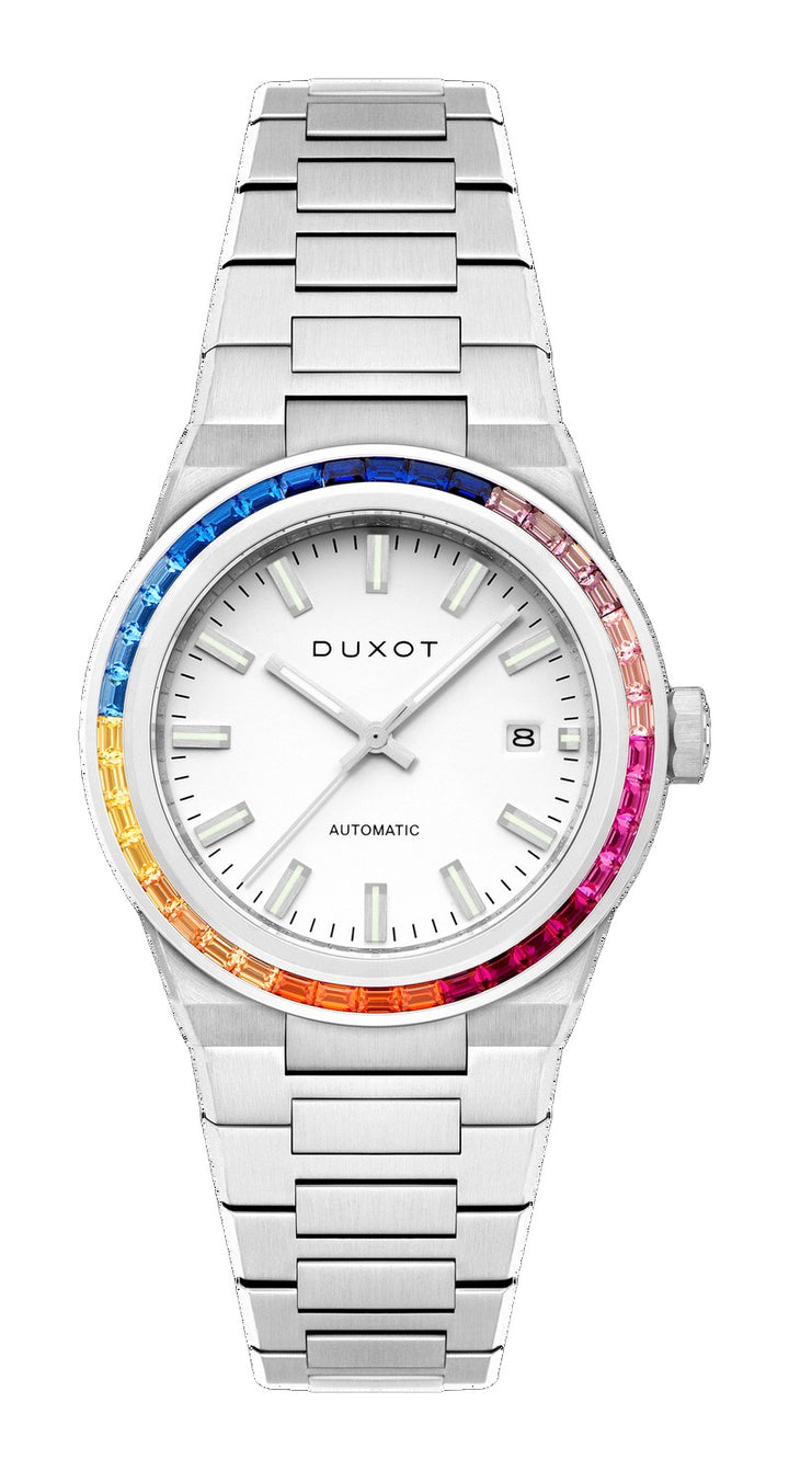 Alicante Rainbow Automatic White / Stainless Steel | White Dial