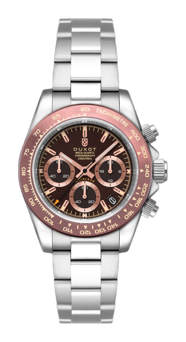 Accelero Chronograph Brown / Stainless Steel | Brown Dial