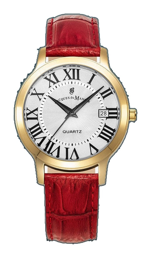 Genesis Red-tone White White Dial