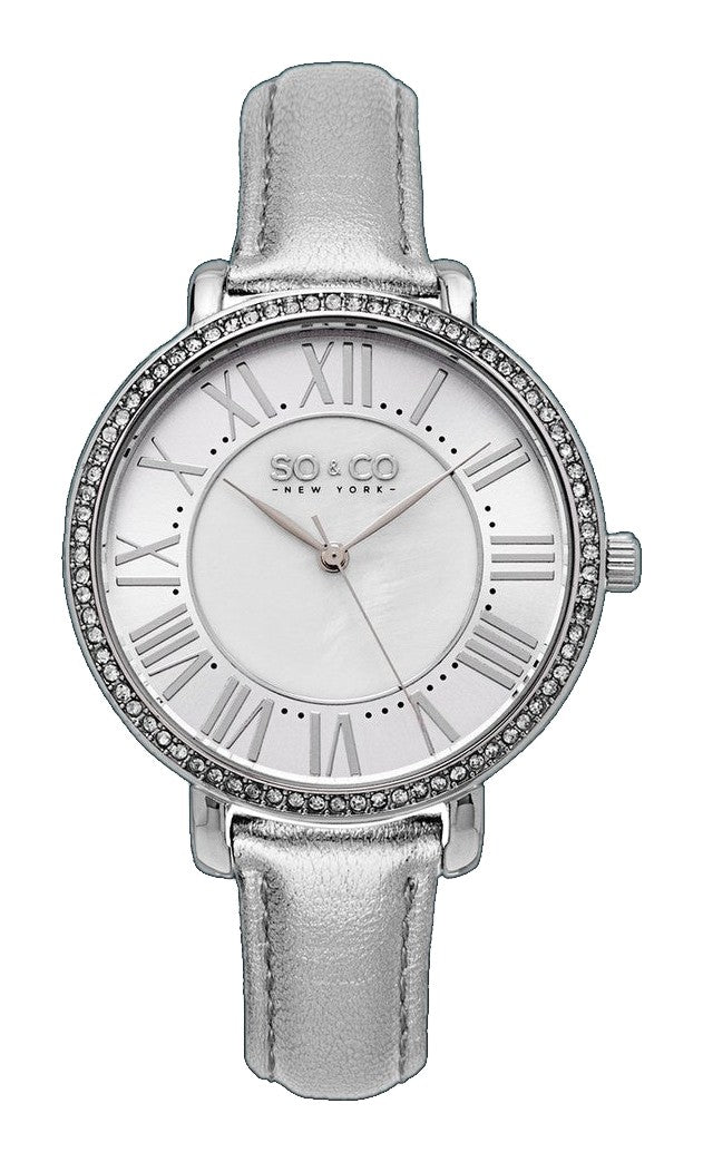 Chelsea 5090 Silver White Mother of Pearl Dial