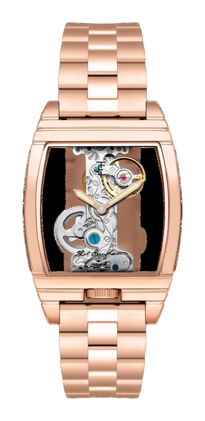 Discovery Wolver Bridge Mechanical Rose Gold / Stainless Steel | Transparent Dial