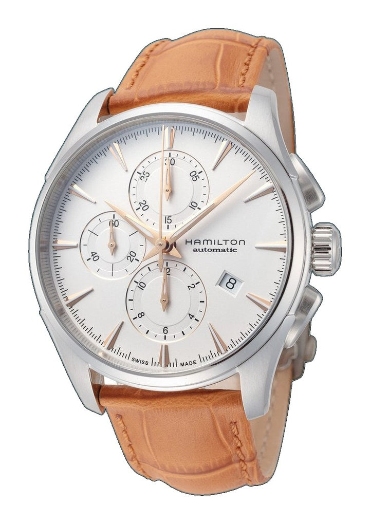 JAZZMASTER 42mm / Silver / Brown Silver Dial