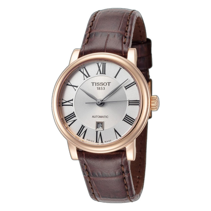Tissot T-Classic 30mm / Silver / Brown | Silver Dial