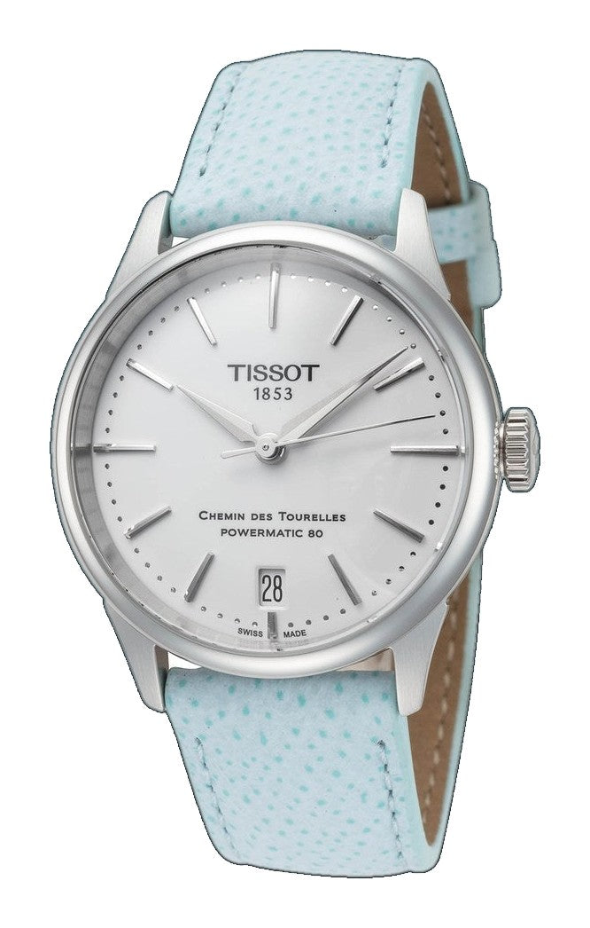 Chemin des Tourelles 34mm / Silver / Light Blue | Silver Dial