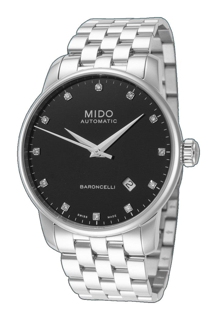 Baroncelli 38mm / Black / Silver | Black Dial