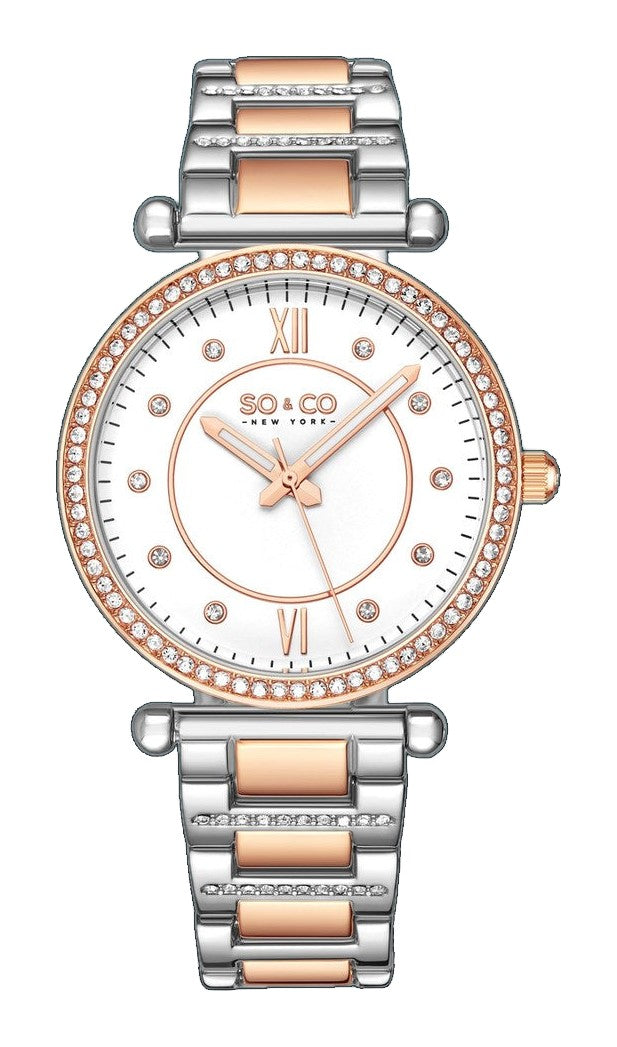 Madison 5116 Silver / Rose | White Dial