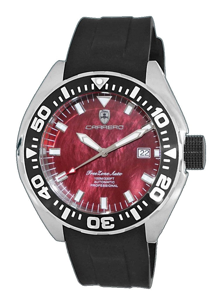 FreeZone-Auto Maroon | Maroon Dial
