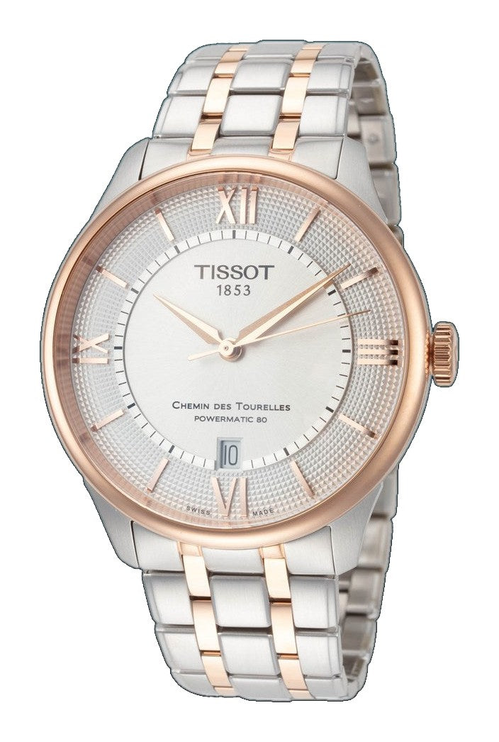Chemin des Tourelles 39mm / Silver / Silver and Rose Gold | Silver Dial