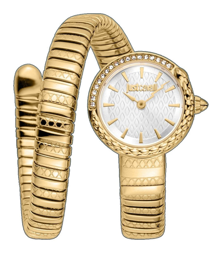Snake 22mm / Silver / Gold Silver Dial