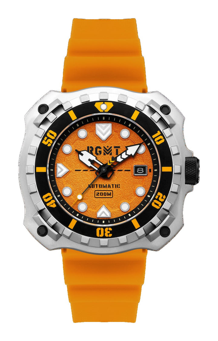 Minesweep Automatic Blue  / Silicone | Yellow Dial