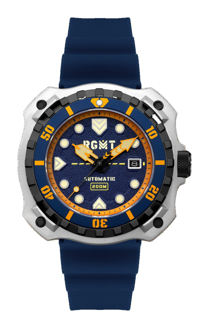 Minesweep Automatic Yellow  / Silicone | Yellow Dial