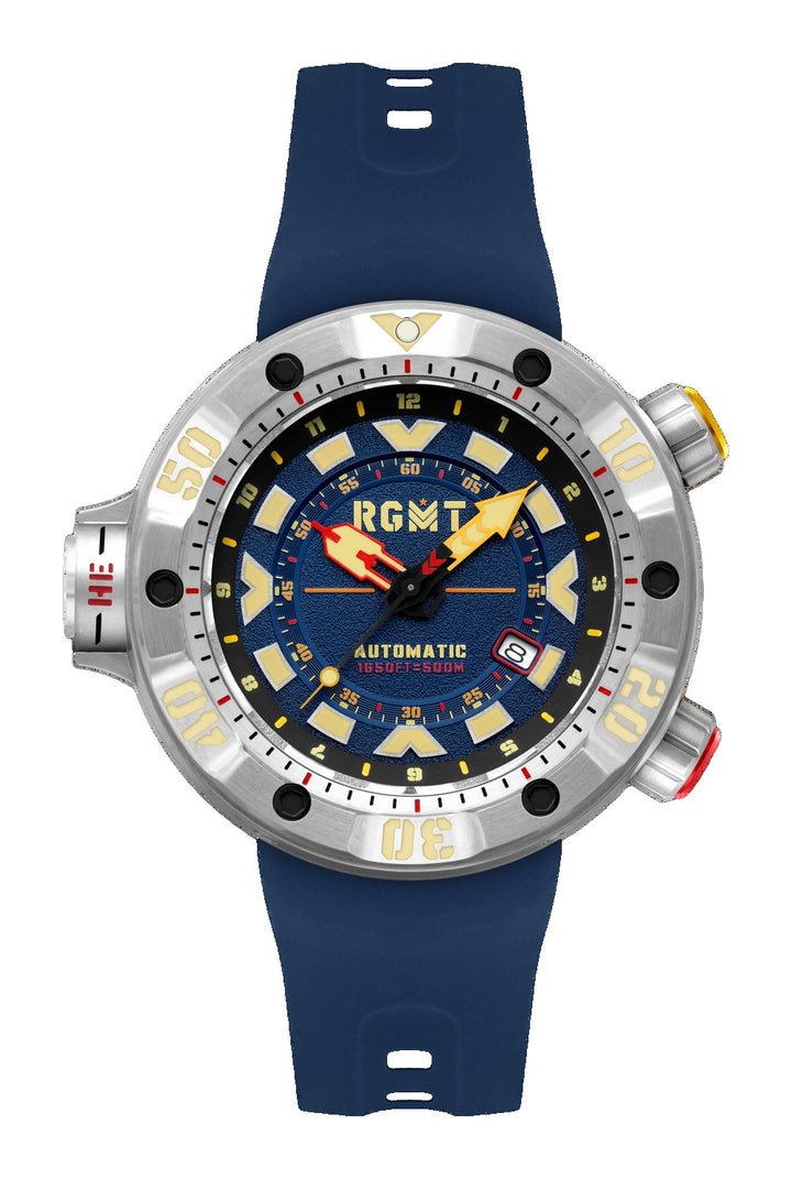 Depth Charge Automatic Blue  / Silicone | Blue Dial