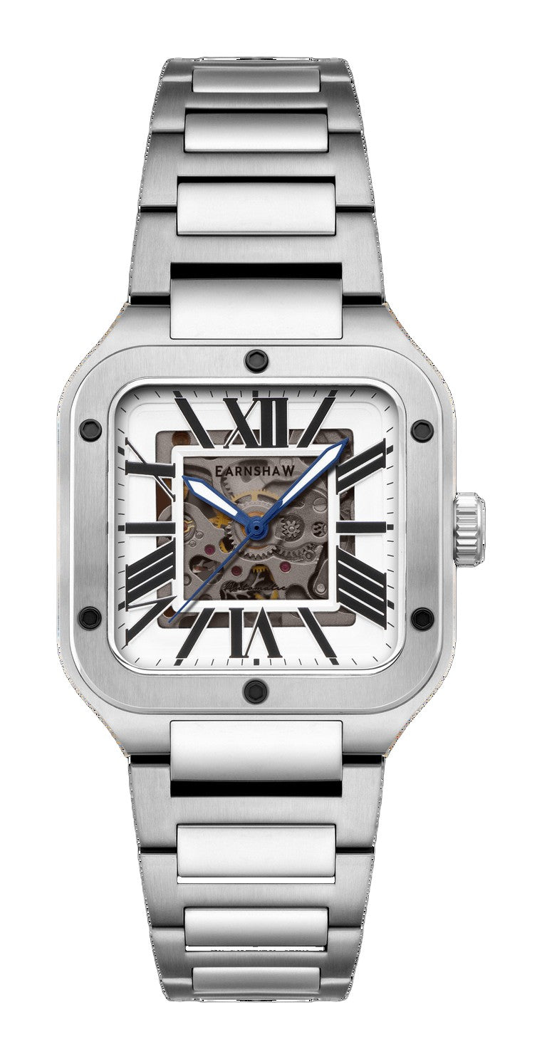 Engineer Lennox Skeleton Automatic White / Stainless Steel | White Dial