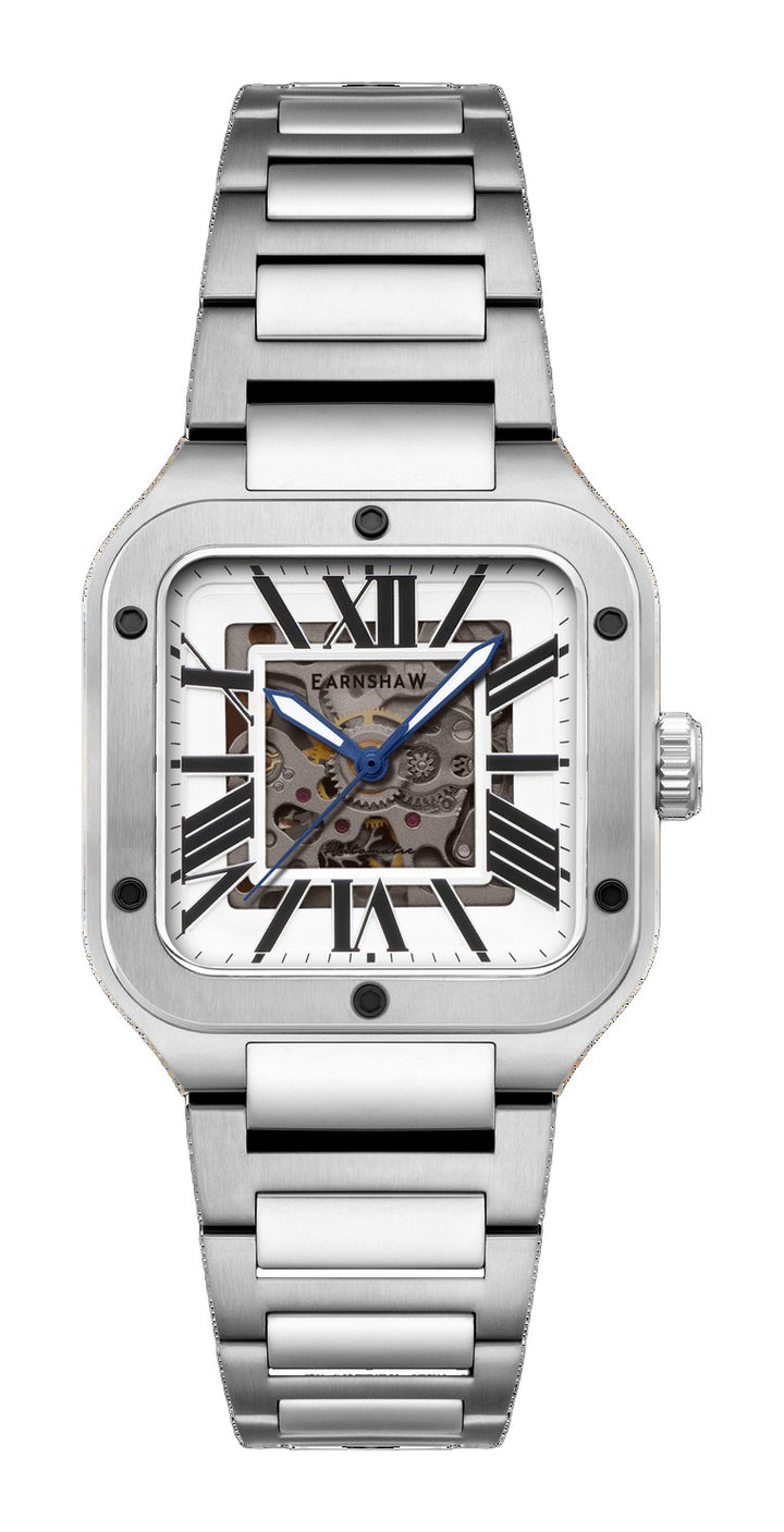 Engineer Lennox Skeleton Automatic White / Stainless Steel | White Dial