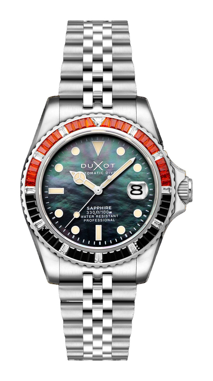 Atlantica 40 Rainbow Automatic Black / Stainless Steel | Black Dial