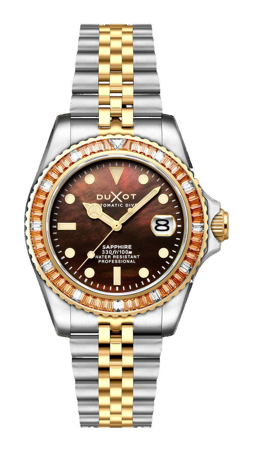 Atlantica 40 Rainbow Automatic Brown / Stainless Steel | Brown Dial