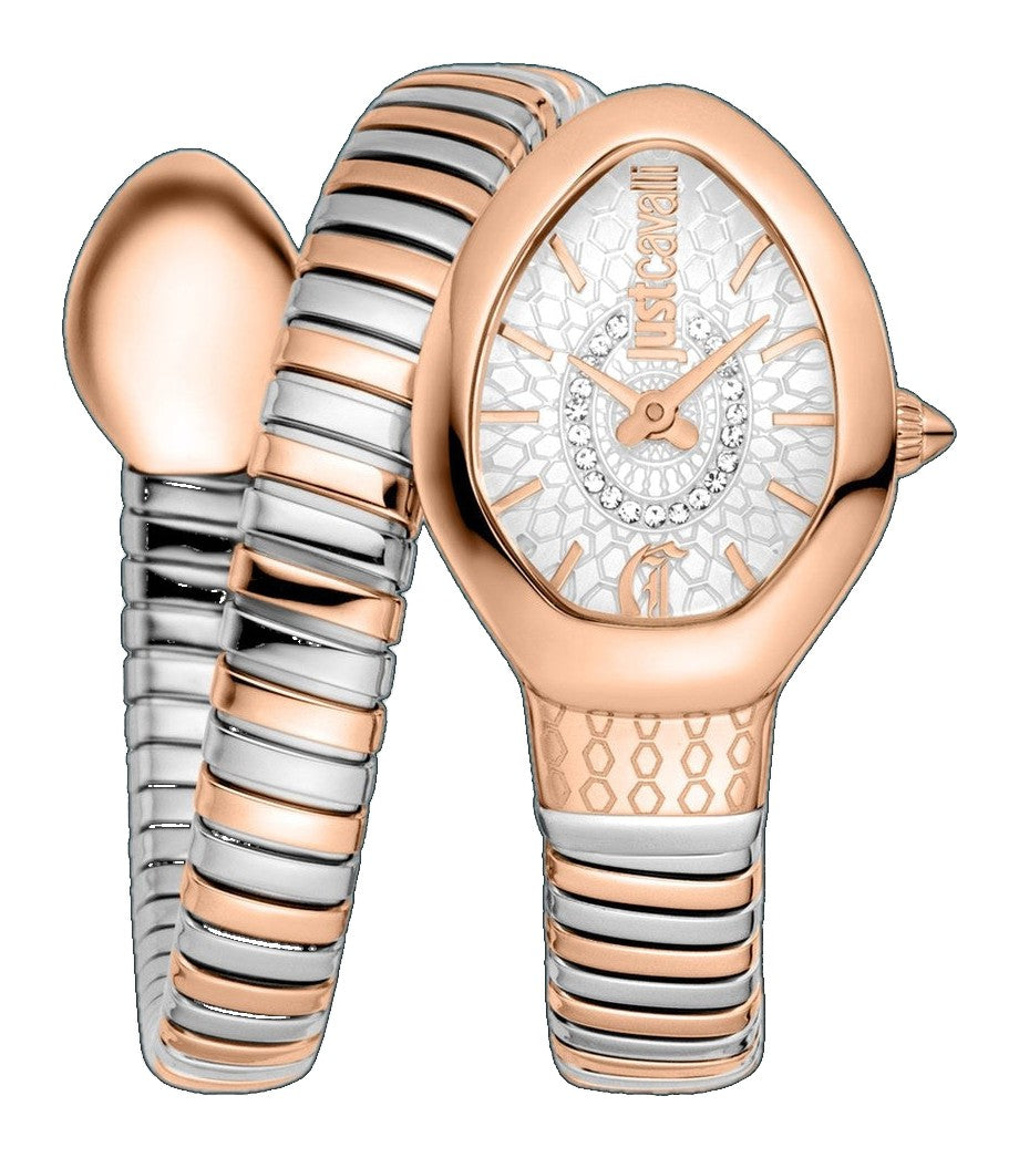Eclisse 22mm / Silver / Silver and Rose Gold | Silver Dial