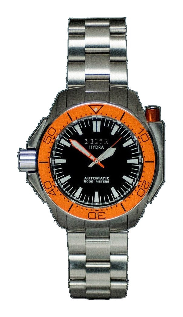 Hydra Orange | Black Dial