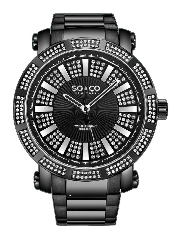 Madison Black/Stainless Steel | Black Dial