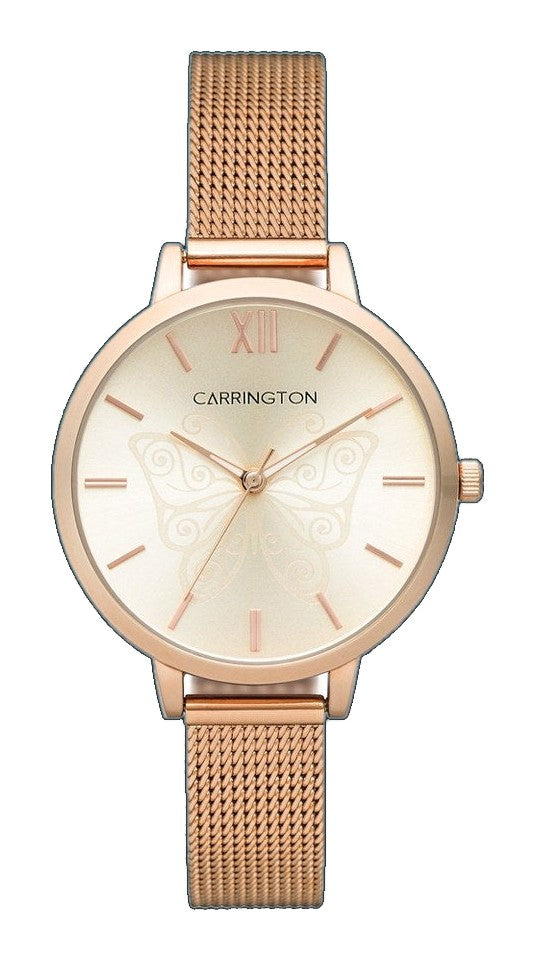 Clementine Rose Gold / Stainless Steel | Beige Dial