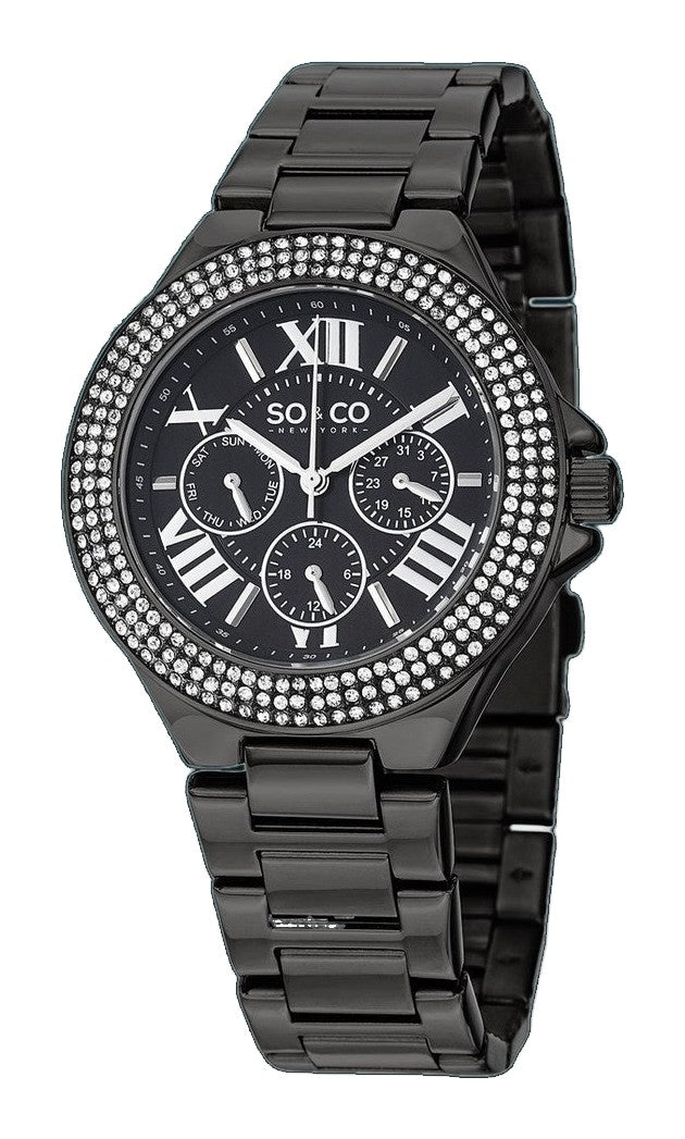 Madison 5019.5 Black/Stainless Steel | Black Dial