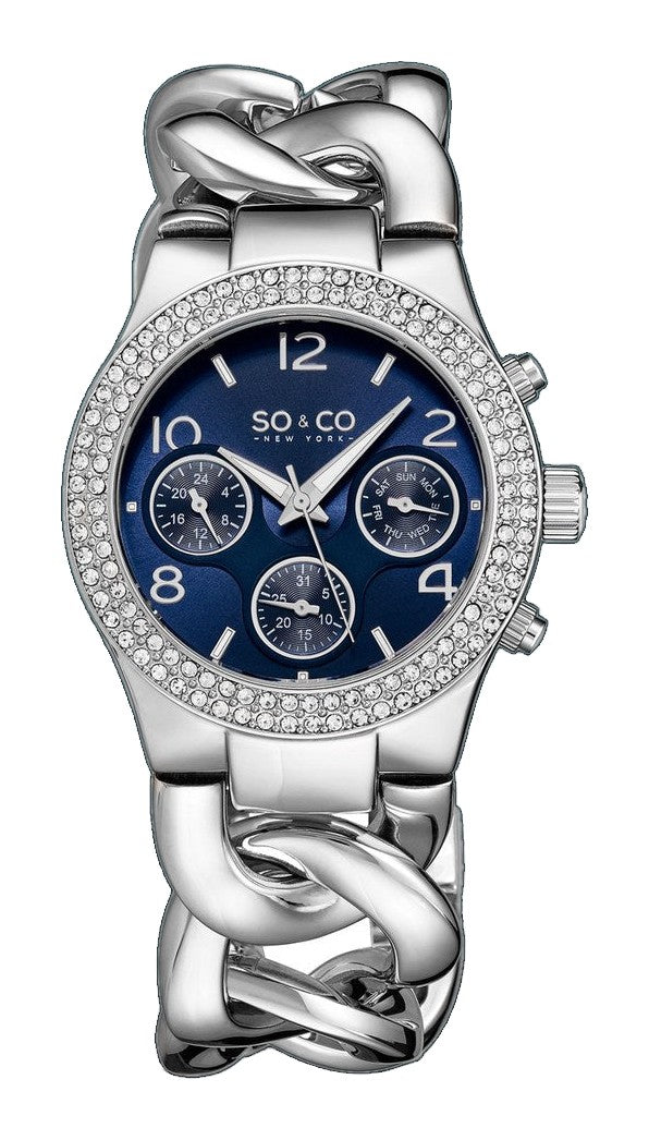 Chelsea- 5013a.6 Silver/Stainless Steel | Blue Dial