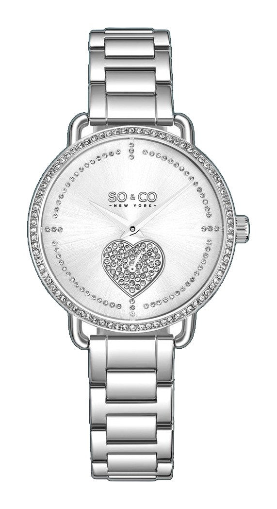 Madison 5524.1 Silver/Stainless Steel | Silver Dial