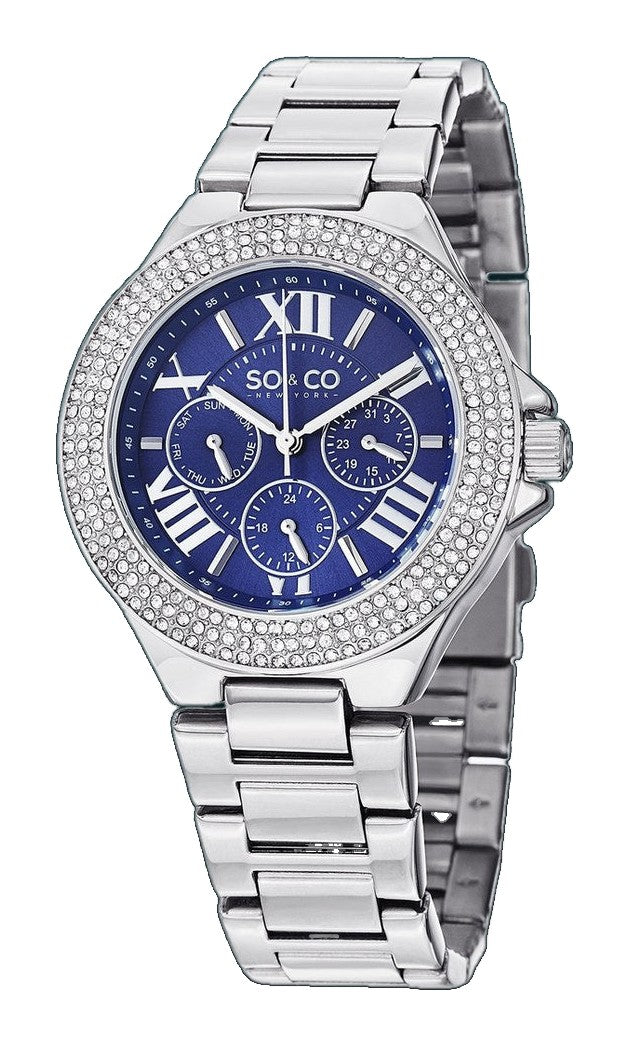Madison-5019.2 Silver/Stainless Steel | Blue Dial