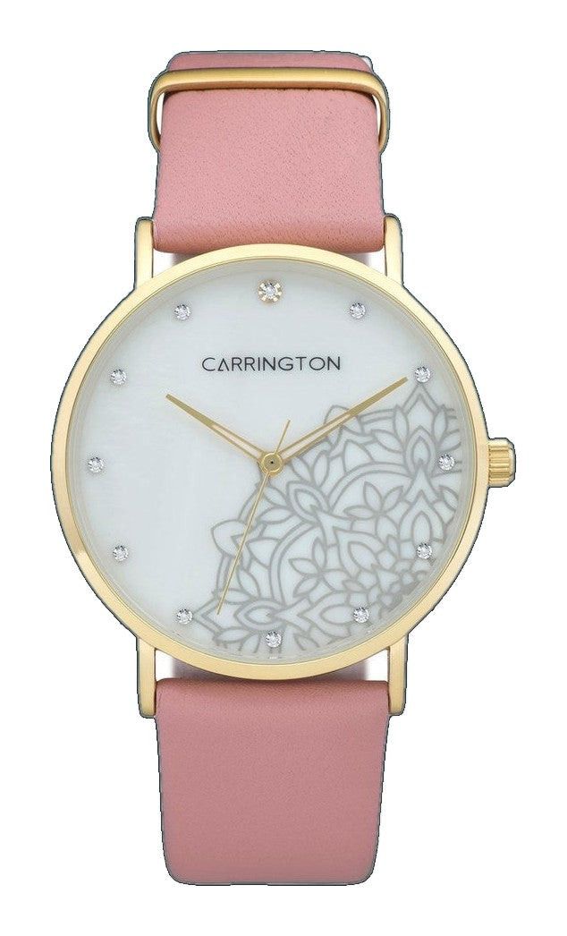 Luella White & Pink / Leather | White Dial
