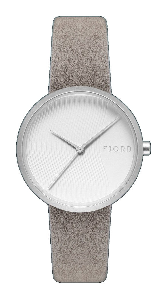 Laurens Silver / Leather | White Dial