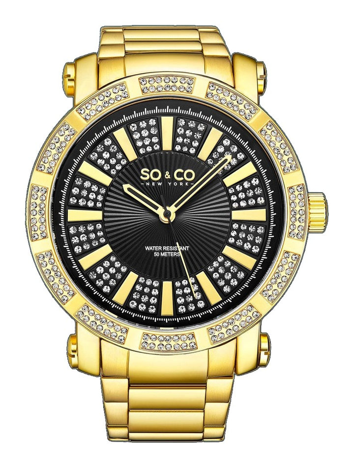 Madison-5563.2 Gold/Stainless Steel | Black Dial