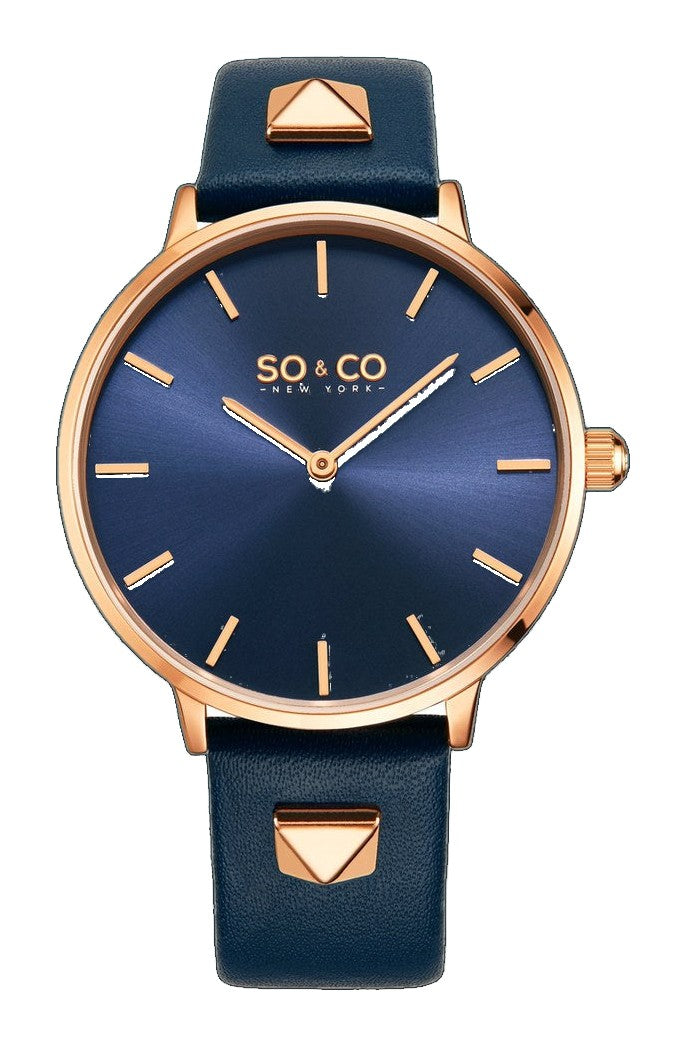 Madison Blue/Leather | Blue Dial
