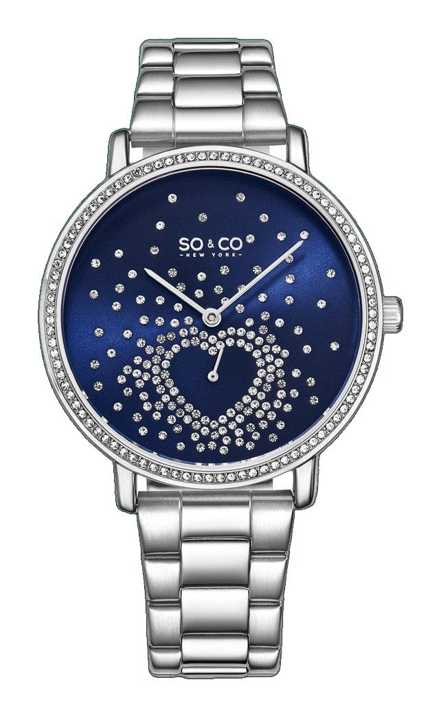 Madison-5580.2 Silver/Stainless Steel | Blue Dial