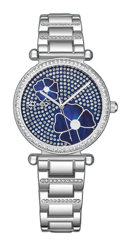 Madison-5582.2 Silver/Stainless Steel | Blue Dial
