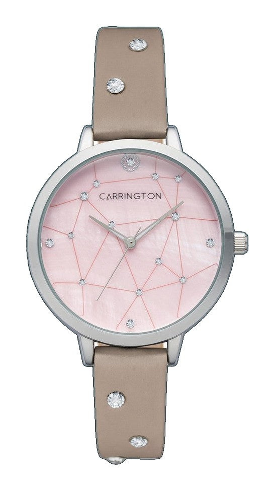 Catherine Pink / Leather | Salmon Dial