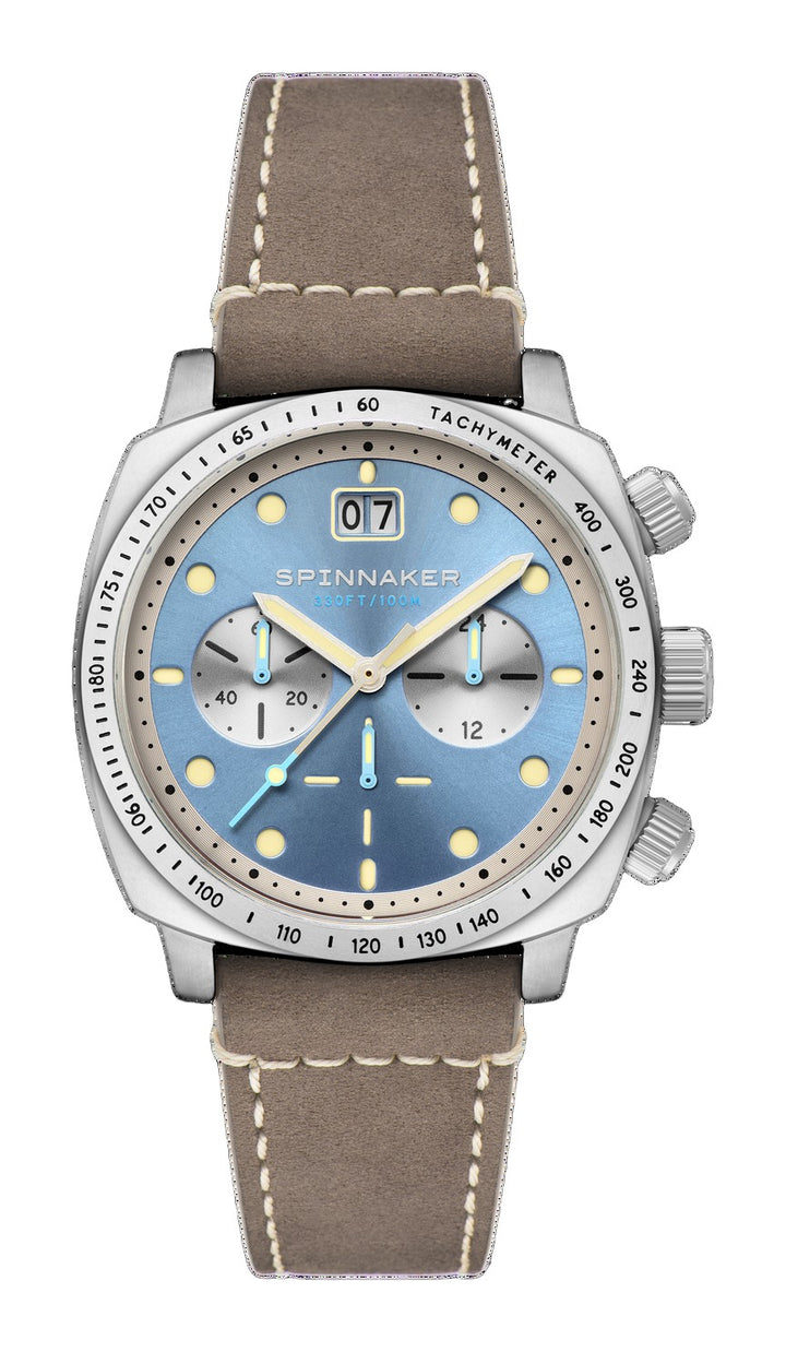 Hull Chronograph Blue / Leather | Blue Dial