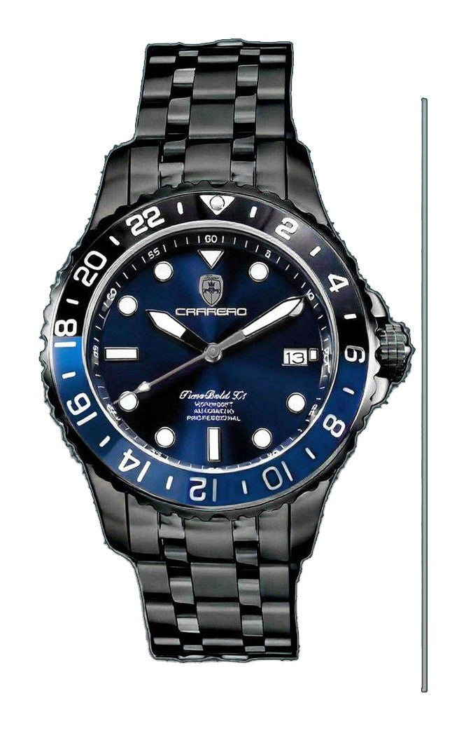 TIME BOLD- X8 BLACK/BLUE | Blue Dial