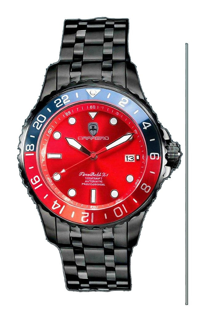 TIME BOLD- X5 RED/BLUE | Red Dial