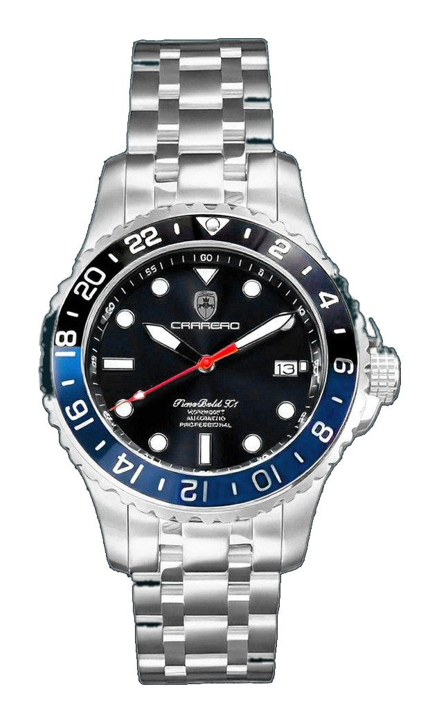 TIME BOLD- X10 BLACK/BLUE | Black Dial