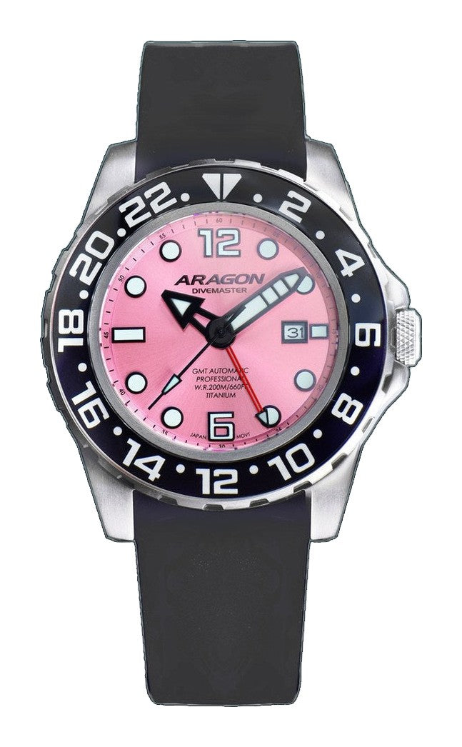 Divemaster TI GMT 50mm LE Pink Dial | Pink Dial