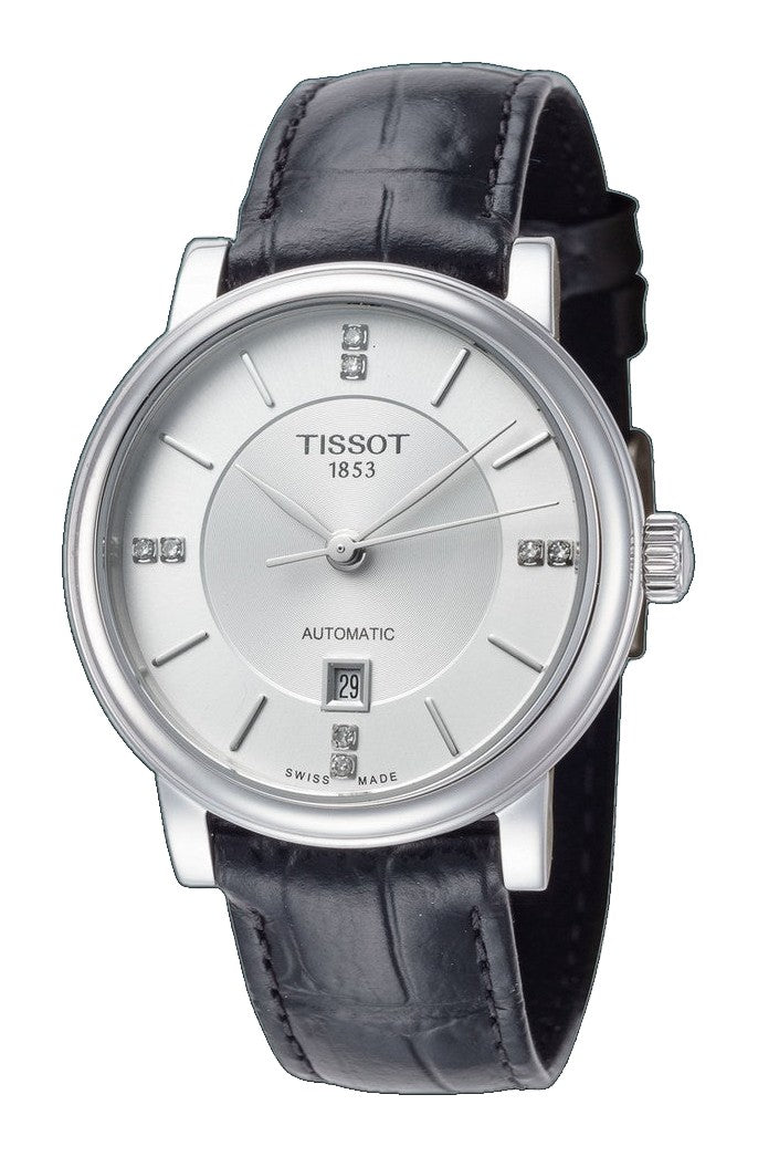 CARSON 30mm / Silver / Black | Silver Dial